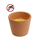 New Garden Citronella svíčka žlutá terakota 75 x 65 mm