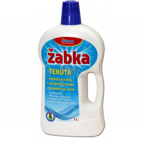 Žabka tekutá, mycí, čisticí a změkčovací přípravek 1 l Žabka tekutá, mycí, čisticí a změkčovací přípravek 1 l