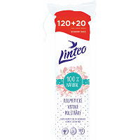 Linteo waciki kosmetyczne, 120 + 20 sztuk