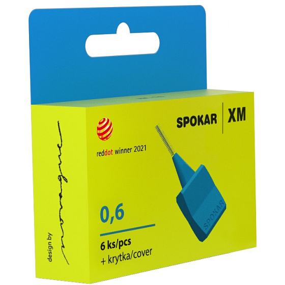 Spokar XM 0,6 mm szczoteczki międzyzębowe 6 sztuk