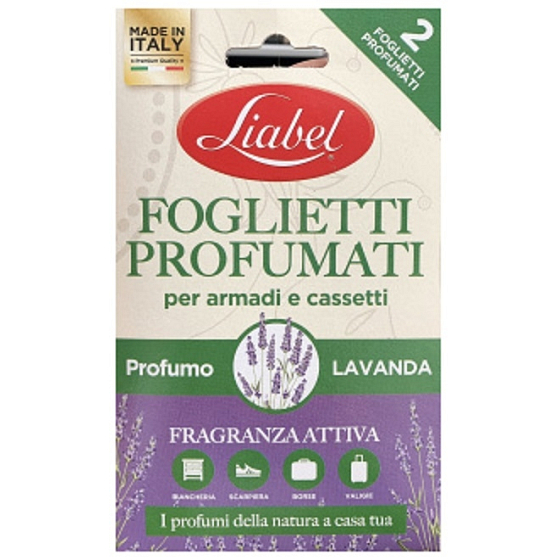 Liabel Lavanda - Lawendowy woreczek do szaf, szuflad, butów 2 sztuki