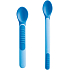 Mam Feeding Spoons & Cover 2 fazowa łyżeczka do karmienia z osłoną 6+ miesięcy Niebieska 1 zestaw