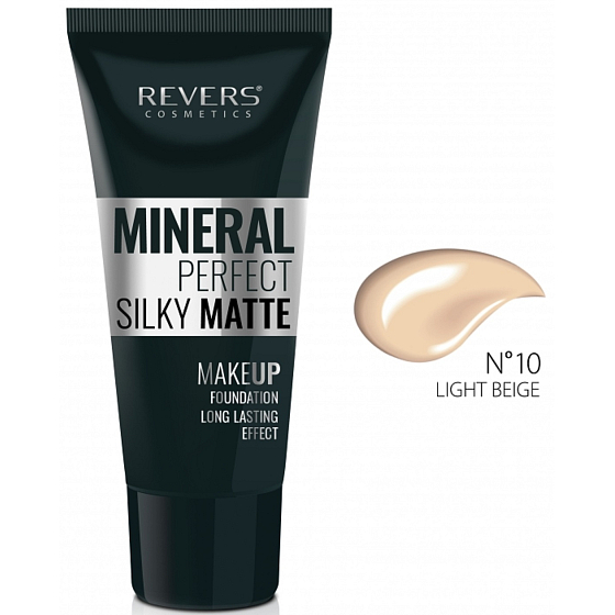 Revers Mineral Perfect Silky Matte hydratační a matující make-up 10 Light Beige 30 ml