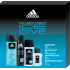 Adidas Ice Dive toaletní voda 50 ml + parfémovaný deodorant sklo 75 ml + sprchový gel 250 ml + deodorant sprej 150 ml, dárková sada pro muže