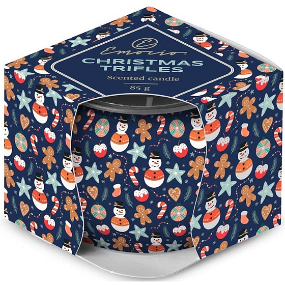 Emocio Dekor Christmas Trifles - Forest Breeze vonná svíčka sklo 70 x 62 mm 85 g