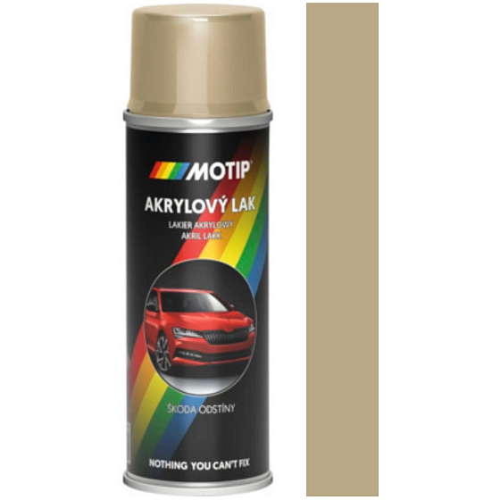 Motip Škoda Akrylowy lakier samochodowy w sprayu 9201 Błękit Sahara metaliczny 200 ml