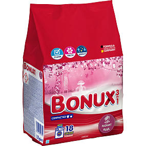 Bonux Radiant Rose proszek do prania, 18 doz