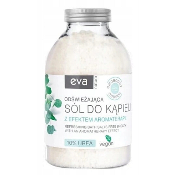 Eva Natura koupelová sůl osvěžující s aromaterapeutickým účinkem + 10% Urea 420 g