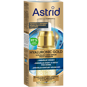 Astrid Hyaluronic Gold serum pod oczy, 15 ml