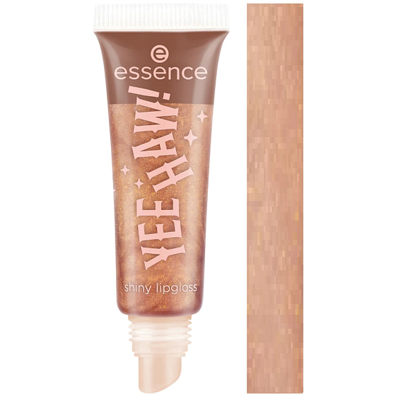 Essence YEE HAW! lesk na rty 01 Big Dreams In Big Boots It's Me, Howdy!, 10 ml, lesklý kosmetický přípravek na rty