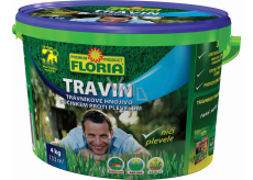 Floria Travin Král trávníků hnojivo na trávníky s účinkem proti plevelům, 4 kg