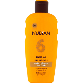 Nubian OF6 Spray mleko do opalování, 200 ml