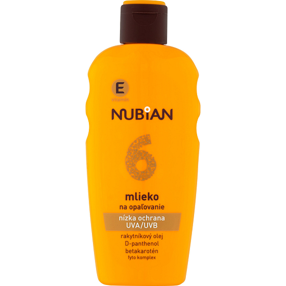 Nubian OF6 Spray mleko do opalování, 200 ml