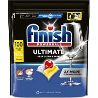 Finish Ultimate All in 1 Lemon tabletki do zmywarki, 100 szt.