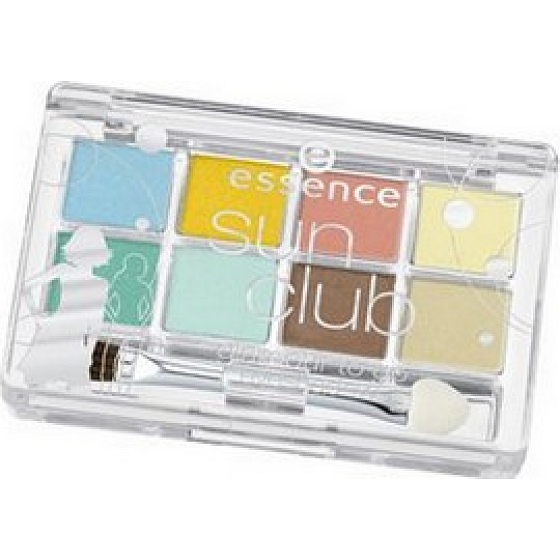 Essence Sun Club Glamour To Go oční stíny 01 South Beach 7,5 g