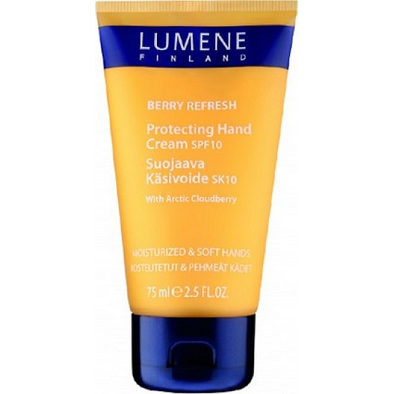 Lumene Berry Refresh Protecting SPF10 Ochranný krém na ruce 75 ml