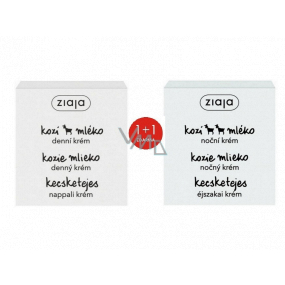 Ziaja Kozí mléko denní krém 50 ml + noční krém 50 ml, duopack