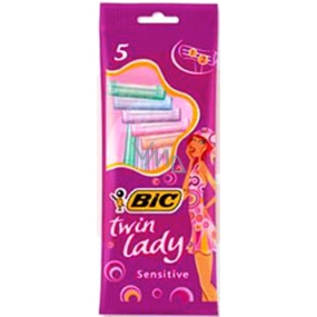 Bic 2 Lady Sensitive pro citlivou pleť dvoubřité holicí strojky 5 kusů
