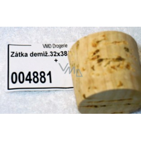 Korekowa zatyczka demiżonowa 32 x 38 x 34 mm, 25 l