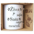 Bohemia Gifts Keramický hrnek s potiskem Życie jest niepewne. Śnieg najpierw mącznik 350 ml