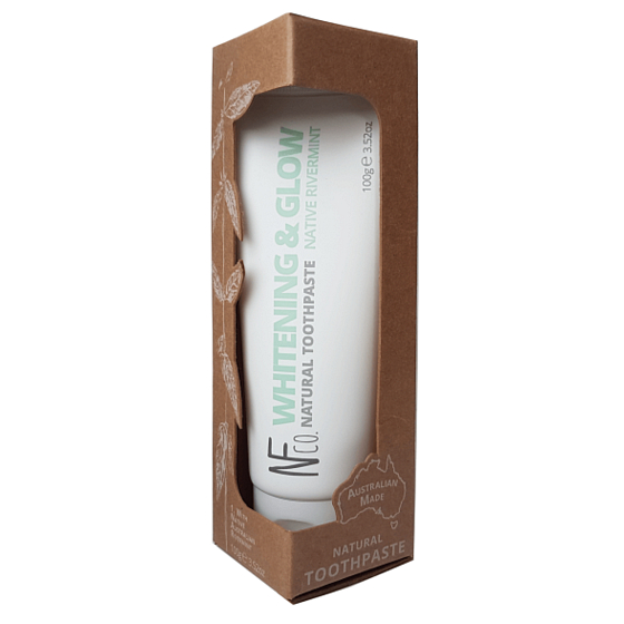 The Natural Family Co. Whitening a Glow Bio přírodní zubní pasta 100 g
