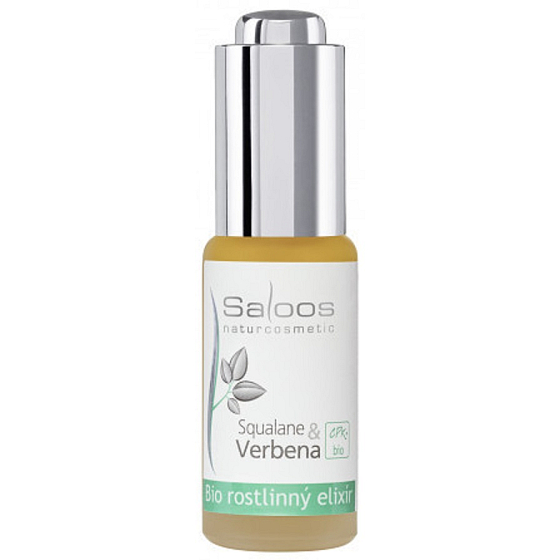 Saloos Bio Squalane & Verbena rostlinný elixír pro citlivou a suchou pleť 20 ml
