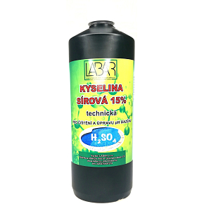 Labar Kwas siarkowy 15% techniczny, do czyszczenia i regulacji pH basenu 1000 g
