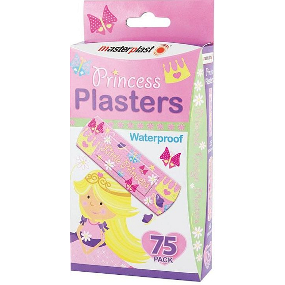 Masterplast Księżniczka plaster wodoodporny dla dzieci 75 sztuk