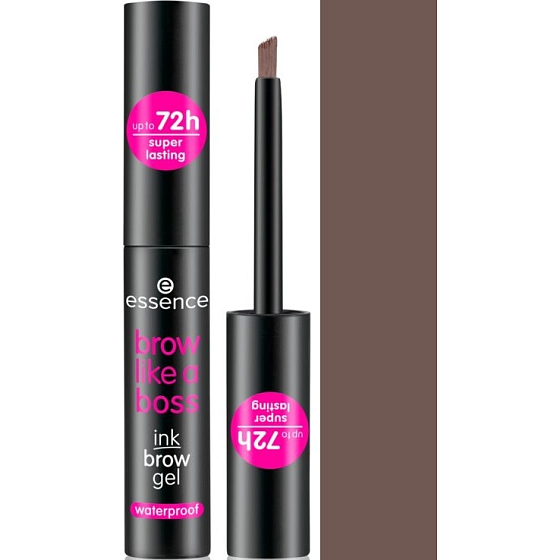 Essence Brow Like a Boss gel na obočí 02 Brown 4 ml