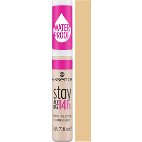 Essence Stay All Day 14h wodoodporny korektor płynny 10 Light Honey 7 ml