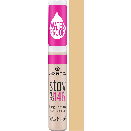 Essence Stay All Day 14h wodoodporny korektor płynny 10 Light Honey 7 ml