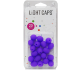 Nawleki na łańcuchy LED Granatowy 2 x 1,5 cm 20 sztuk