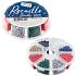 Craft sensations Blue sada korálků v kulaté krabičce 8 x 15 g