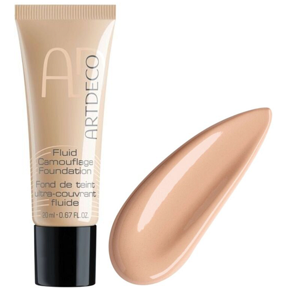Artdeco Fluid Camouflage Foundation długo trwały makijaż 15 Neutral / Natural Sand 20 ml