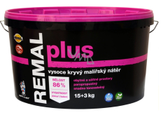 Remal Plus vysoce kryvá barva na zeď 15 + 3 kg