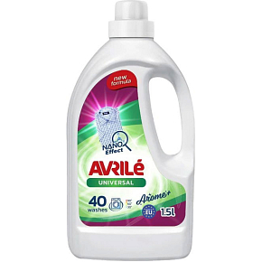 Avrilé Universal żel do prania uniwersalny, 40 prań 1,5 l Avrilé Universal żel do prania uniwersalny, 40 prań 1,5 l