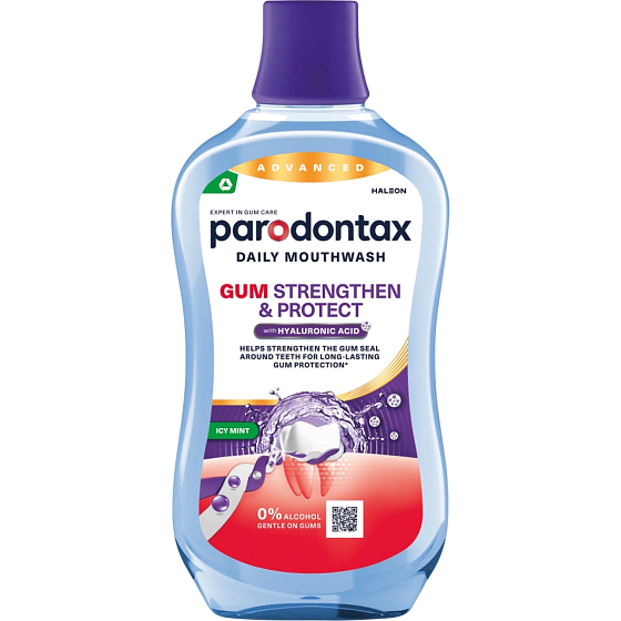 Parodontax Icy Mint płyn do ust do ochrony dziąseł, 500 ml