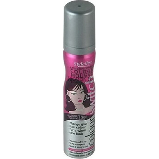Styleflex Colour Switch pěnové barvící tužidlo Švestka 75 ml