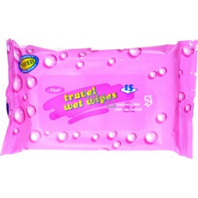 Nicol Travel Wet Wipes hypoalergenní cestovní vlhčené ubrousky 15 kusů
