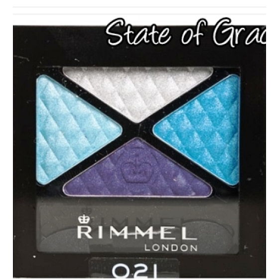 Rimmel London Glam Eyes quad oční stíny 021 State Of Grace 4 g