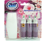 Air Menline Japońska Wiśnia Szczęśliwy Osvěžovač powietrza komplet + uzupełnienia 3 x 15 ml spray
