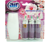 Air Menline Japońska Wiśnia Szczęśliwy Osvěžovač powietrza komplet + uzupełnienia 3 x 15 ml spray