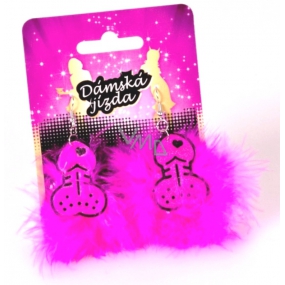 Albi Dámská jízda Náušnice ve tvaru penisu Albi Dámská jízda Náušnice ve tvaru penisu