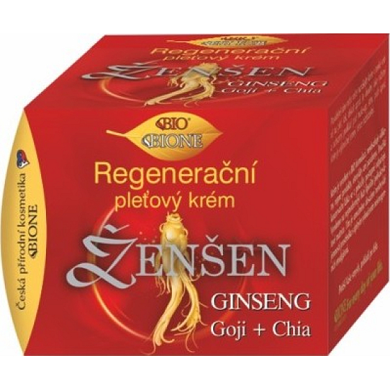 Bione Cosmetics Ženšen regenerační pleťový krém pro všechny typy pleti 51 ml