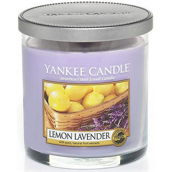Yankee Candle Lemon Lavender - Citron a levandule vonná svíčka Décor malá 198 g