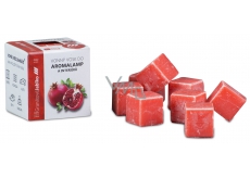 Kozák Granitowe jabłko naturalny wosk zapachowy do kominków i wnętrz 8 kostek 30 g