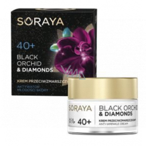 Soraya Black Orchid Černá orchidej + Diamantový prášek krém proti vráskám na den/noc 40+ 50 ml