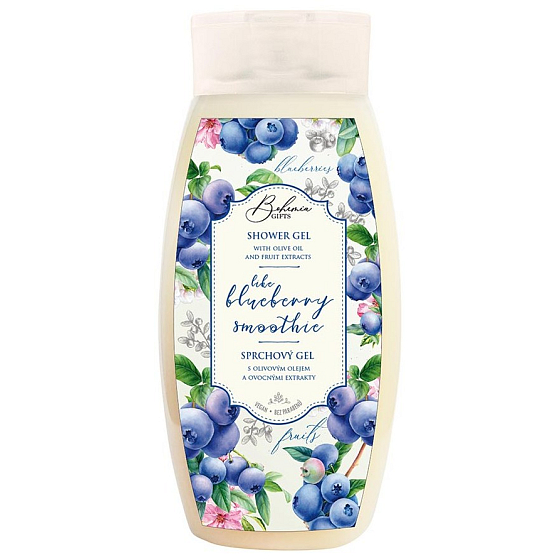 Bohemia Gifts Like Blueberry Smoothie kremowy żel pod prysznic 250 ml