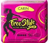 Carin Free Style ultra wings podpaski dla kobiet 9 szt.