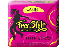 Carin Free Style ultra wings podpaski dla kobiet 9 szt.